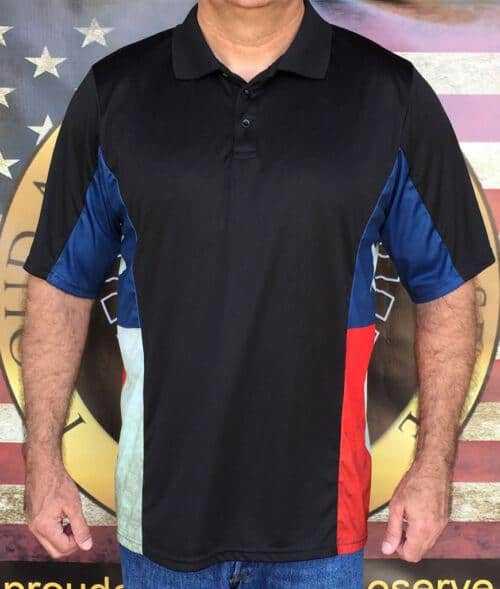Texan Distressed Polo Shirt