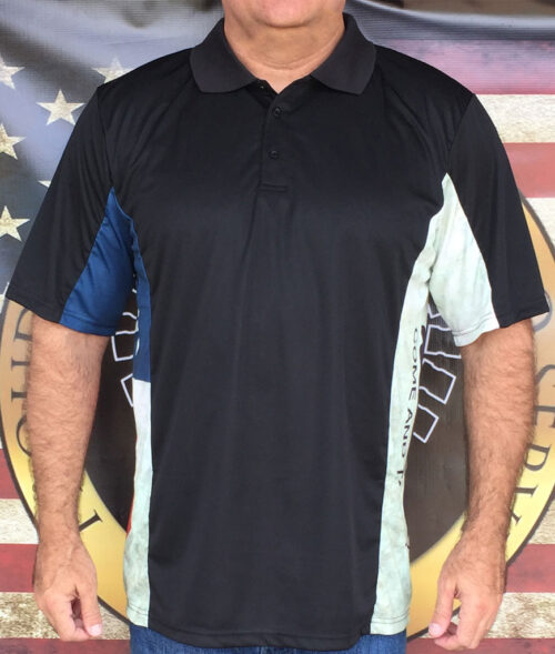 Defiant Texan Distressed Polo Shirt