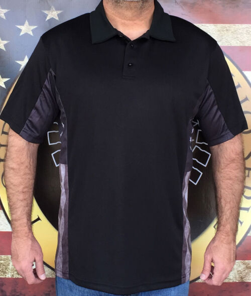 Subdued Style Betsy Ross Flag Polo Shirt.