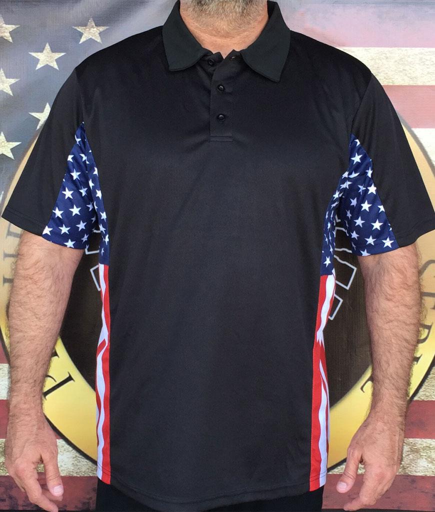Patriot Polo Shirt American Flag