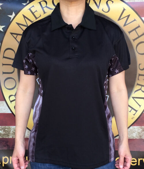 Women's subdued Patriot Polo Shirt